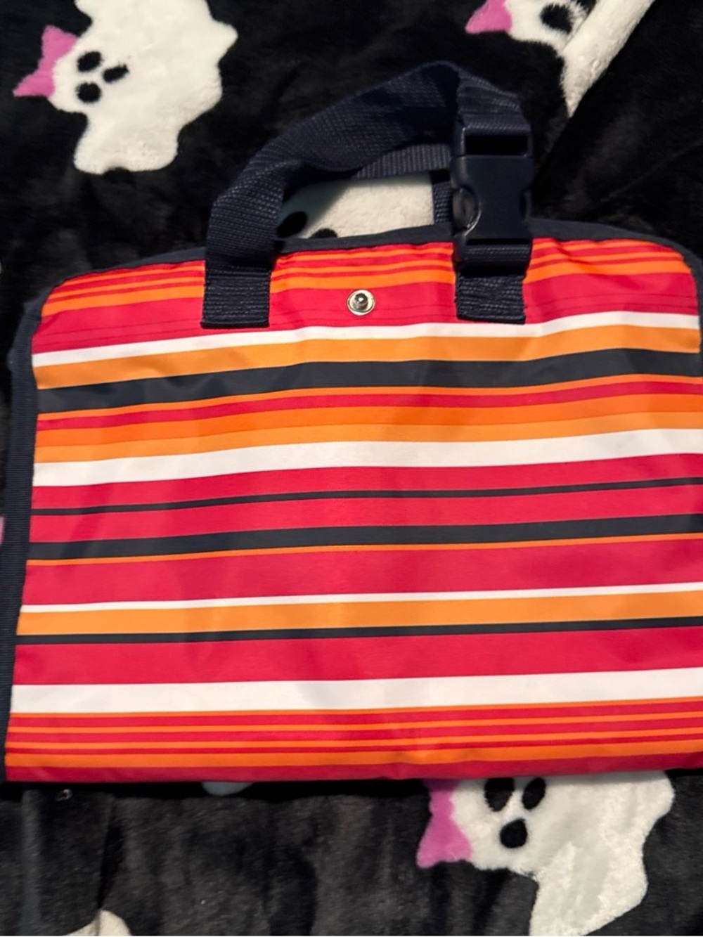 Striped Red & Orange women’s Travel Tote Bag twenty one